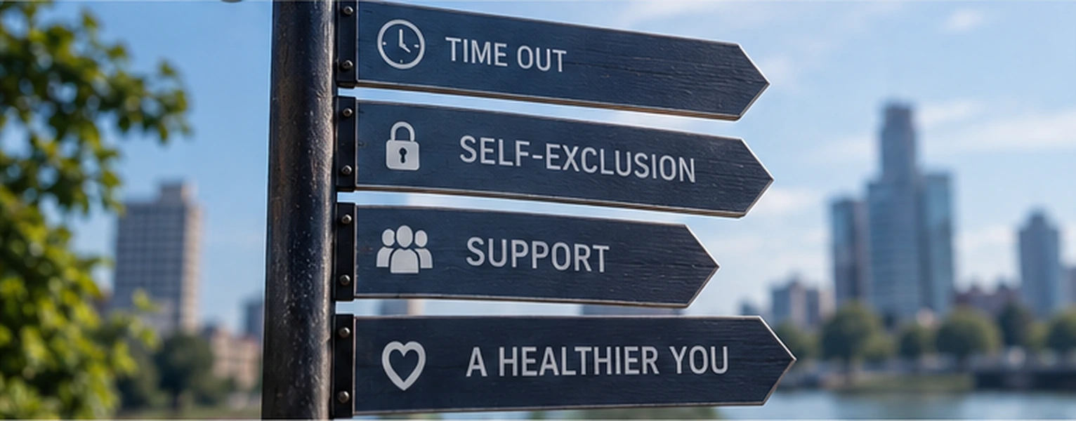 Self-exclusion, time-out, and support choices